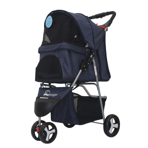 Pet stroller, foldable dog stroller, cat stroller, dog stroller, detachable car bag, pet stroller