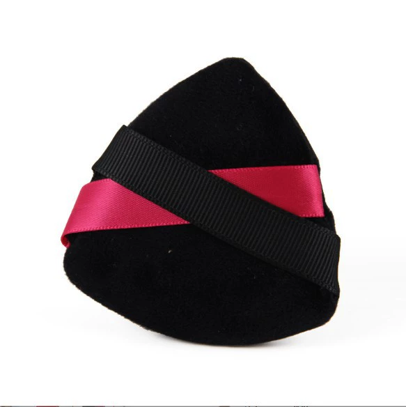 Big triangular belt, sponge, loose powder, powder puff with ribbon