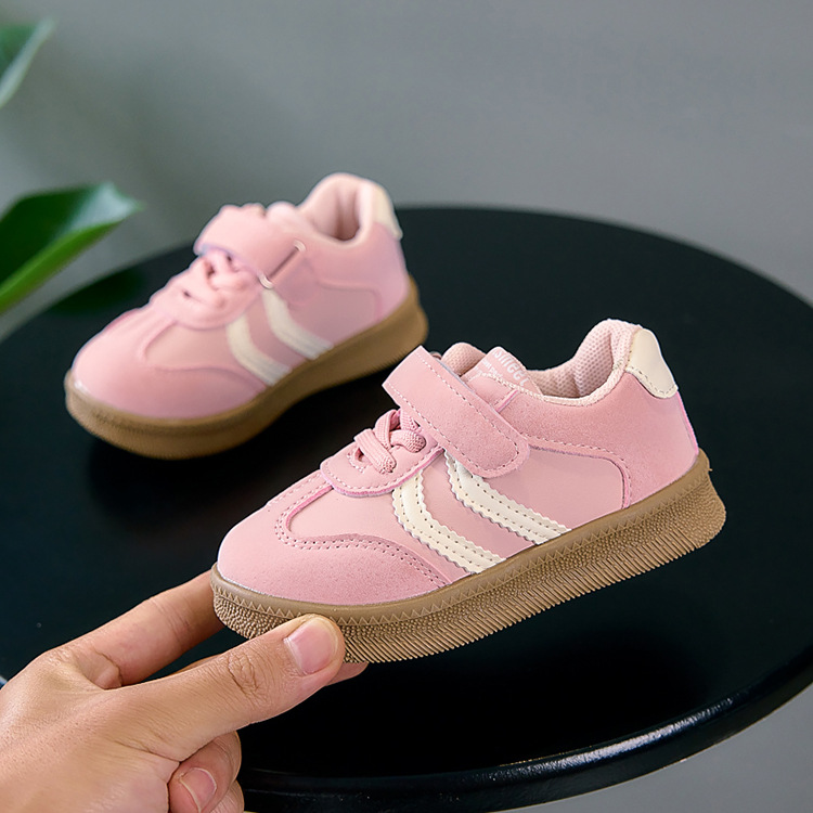 Zapatos de entrenamiento alemanes para niños 2025 primavera zapatos deportivos para niños zapatos casuales zapatos blancos para niñas zapatos Forrest para bebés de suela blanda