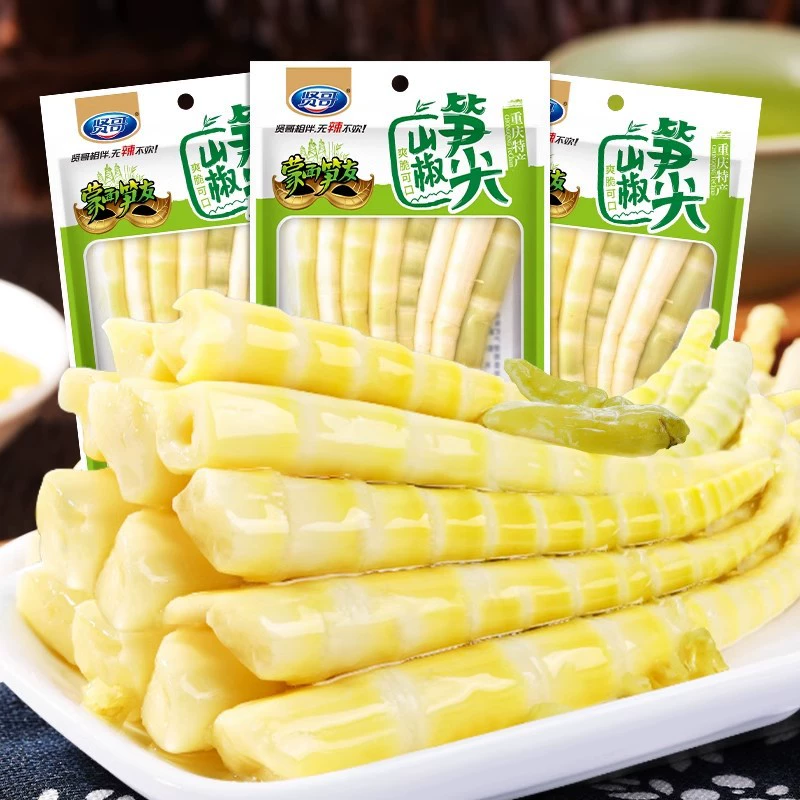 Xiange дикий горный перец бамбук 70 г маринованный перец нежные побеги бамбука