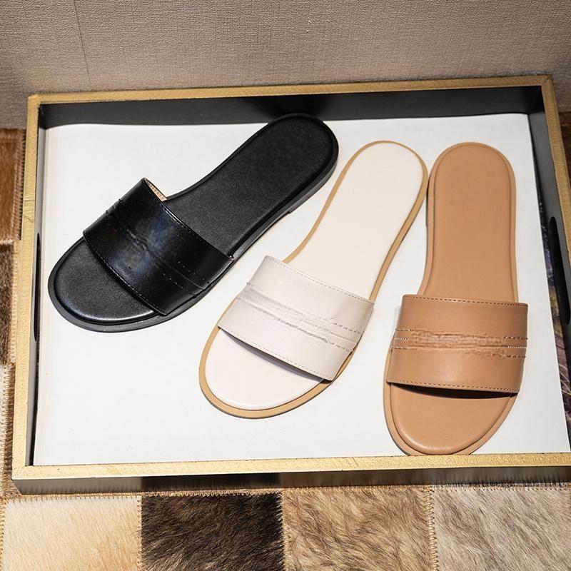 Tb Slippers Women's Leather Flip-Flops Beach Tb Sandals Cross-Border Foreign Trade Women's Flip-Flops New Style Slippers Tb Slippers Women's Leather Flip-Flops Beach Tb Sandals Cross-Border Foreign Trade Women's Flip-Flops New Style Slippers