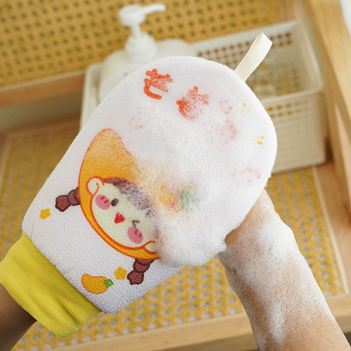 Washcloth, mud bath ball, shower brush, bath flower, cartoon bathing tool, washcloth, bathing glove, bath sponge