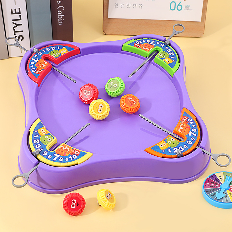 Juguete para niños y niñas multi-Persona mágica batalla giratoria doble rompecabezas grande