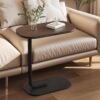Light Luxury C shaped Sofa Side Table Small Balcony Coffee|ru