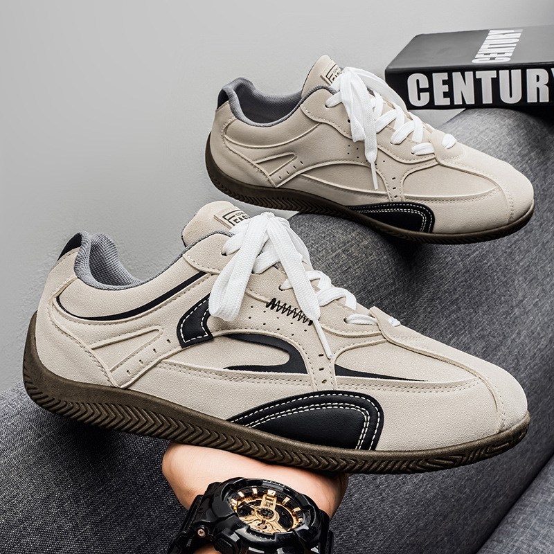 Zapatos de hombre 2025 nuevo otoño casual retro tendencia versátil estilo británico hombre explosivo entrenamiento de moda zapatos deportivos casuales