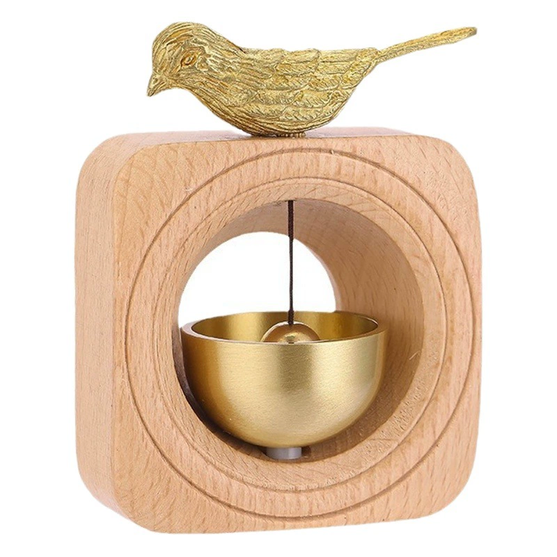 Допамин колокольчик дверной колокольчик бук латунный материал магнитный всасывающий автомобиль простой подарок украшения подвеска производитель оптом