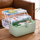 Household medicine box medicine storage box large capacity multi-layer portable medical plastic small medicine box wholesale