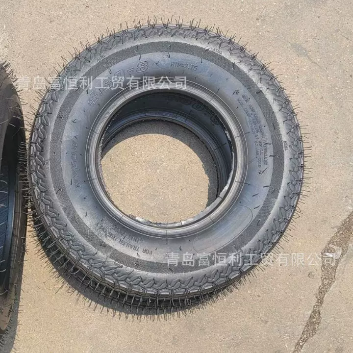 厂家直销4.80-8真空胎无内胎480-8推车拖车农机轮胎曲线花真空胎