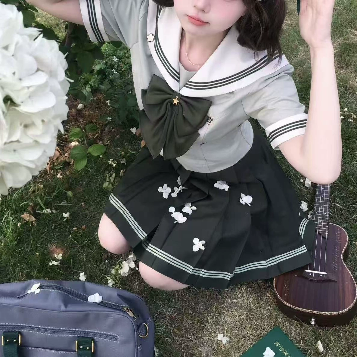 Японский jk униформа набор летний новый школьный стиль