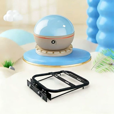 Electric car tail box, in Aima, Yadea, Tailg, Xinri - fresh-blue-bracket-brown-bottom