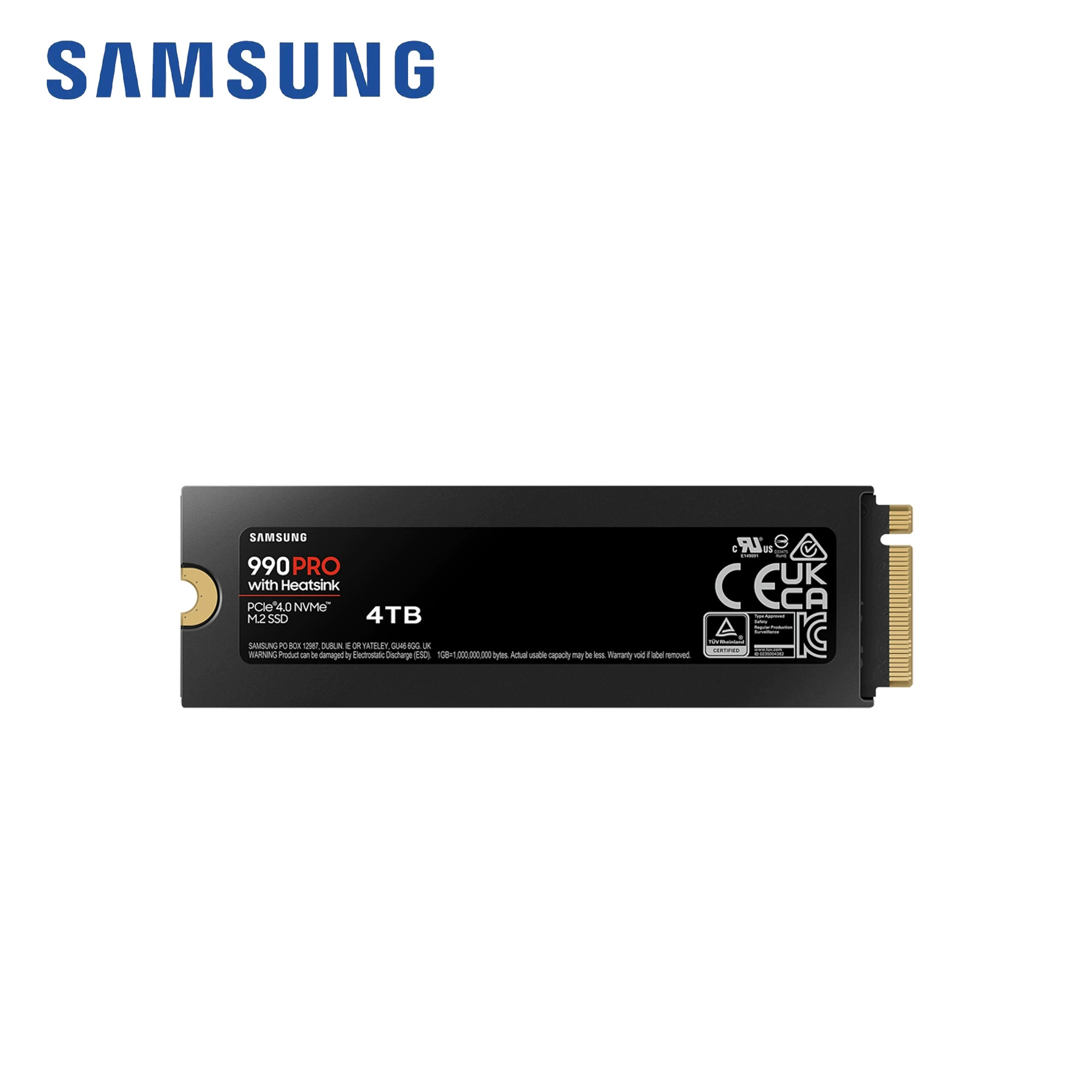 M.2 NVMe SSD (Samsung) 990 PRO, 990 EVO Plus, 980 — PCIe 4.0, ёмкость до 4 ТБ