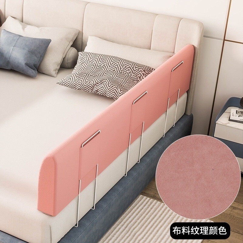 Bed Rail Guardrail for Babies to Prevent Falls, Infant Protection Barrier, Single-Sided Children's Bed Side Guard, Soft Padding Bed Rail Guardrail for Babies to Prevent Falls, Infant Protection Barrier, Single-Sided Children's Bed Side Guard, Soft Padding