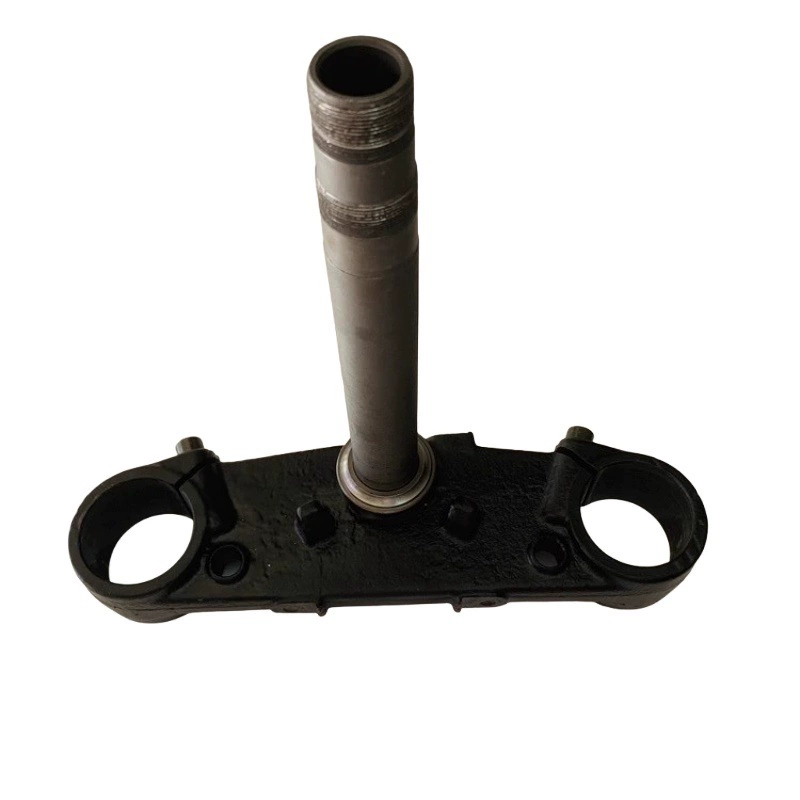 Комплект: нижняя соединительная пластина рулевой колонки и стальная чаша для мотоцикла M3 Little Monkey Little Monster MSX125, серебристая сталь