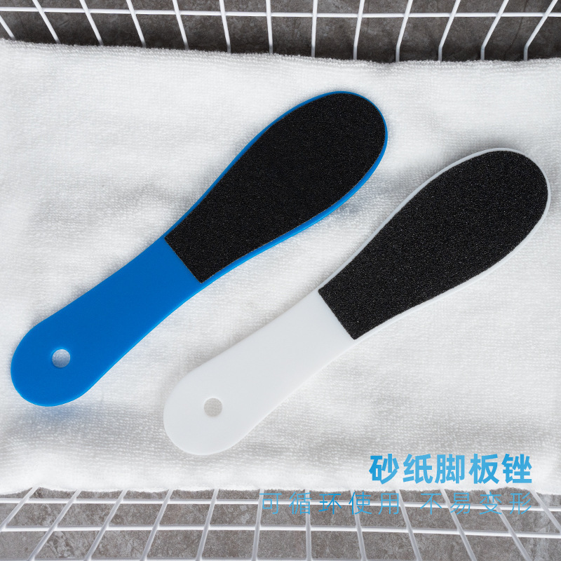 Fábrica en stock removedor de piel muerta amoladora de pie archivo Foot frotar tablero de doble cara lija pie frotar tablero