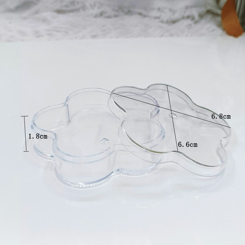 透明なプラスチックボックスジュエリー防塵収納ボックスネイルアート収納ボックスダイヤモンドグリッターパウダーボックス|undefined