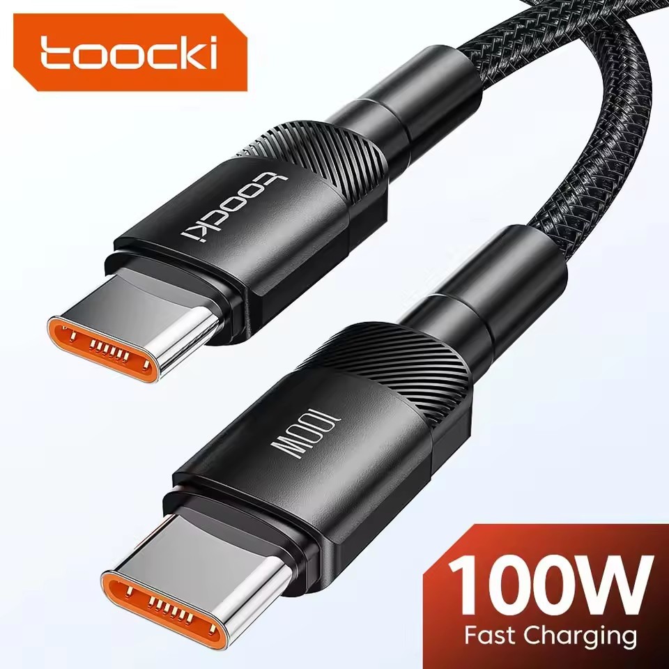 Toocki's Popular Pd100W Super Fast Charging Data Cable Is Suitable for Huawei Apple 17 Mobile Phone Notebook Charging Cable
