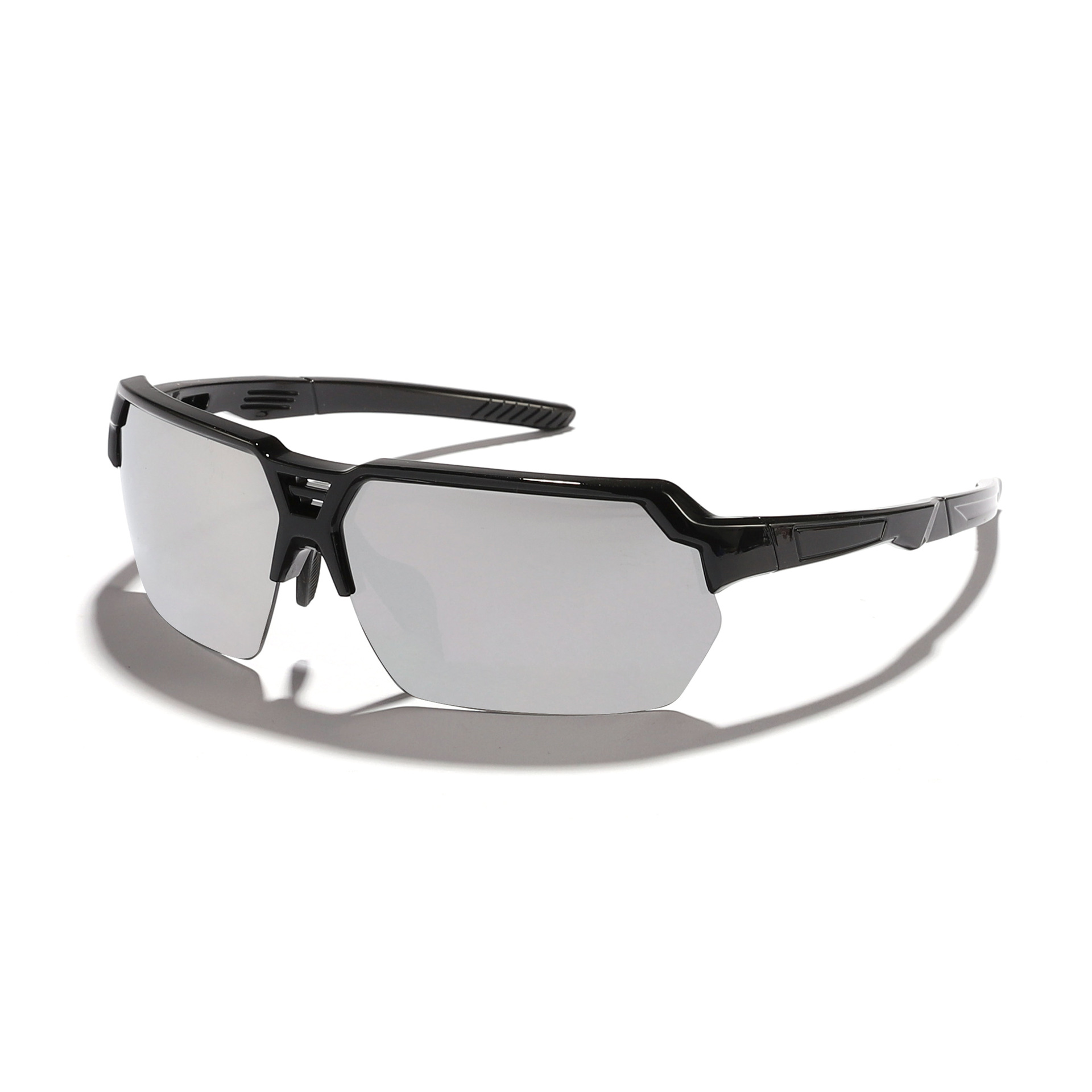 Nuevas gafas de sol de protección solar a prueba de viento de ciclismo al aire libre de medio marco transfronterizo para niños Gafas personalizadas para niños y niñas