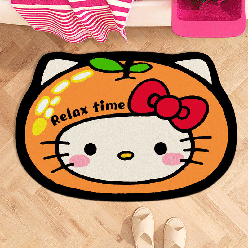 HelloKitty卡通硅藻泥地垫浴室吸水防滑脚垫卫生间耐脏易打理地垫|undefined