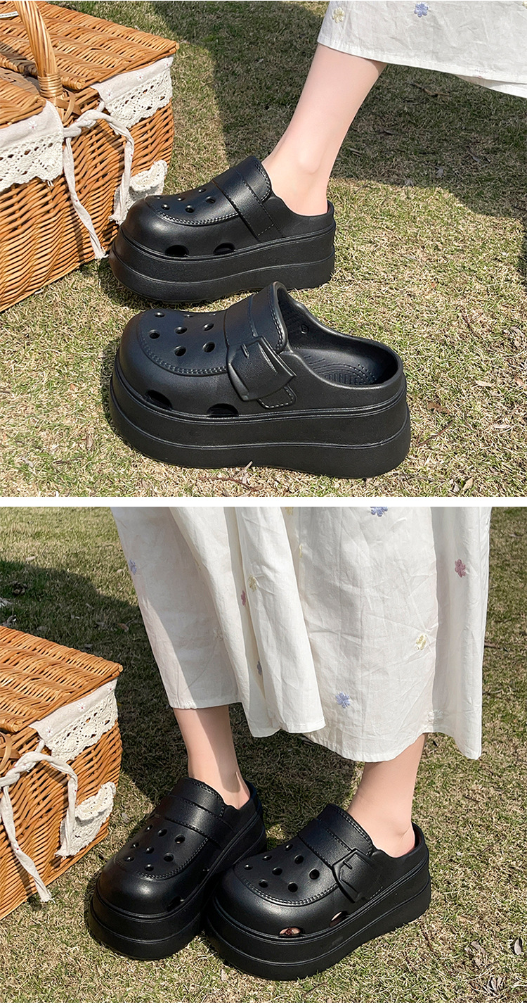 Women's Thick Sole Height Increasing Summer Beach Slippers_voghion.com