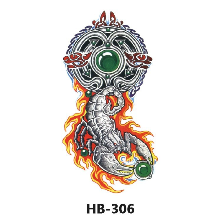 Nuevo color impermeable tatuaje calcomanía brazo medio brazo completo tatuaje pegatina fábrica directa al por mayor entrega tatuaje