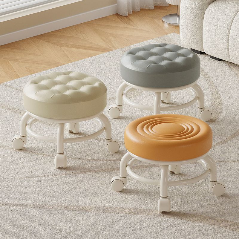 Tablilla polea baja tablilla silenciosa rueda universal para niños tablilla redonda zapatos para niños pedicura casa banco polea silenciosa