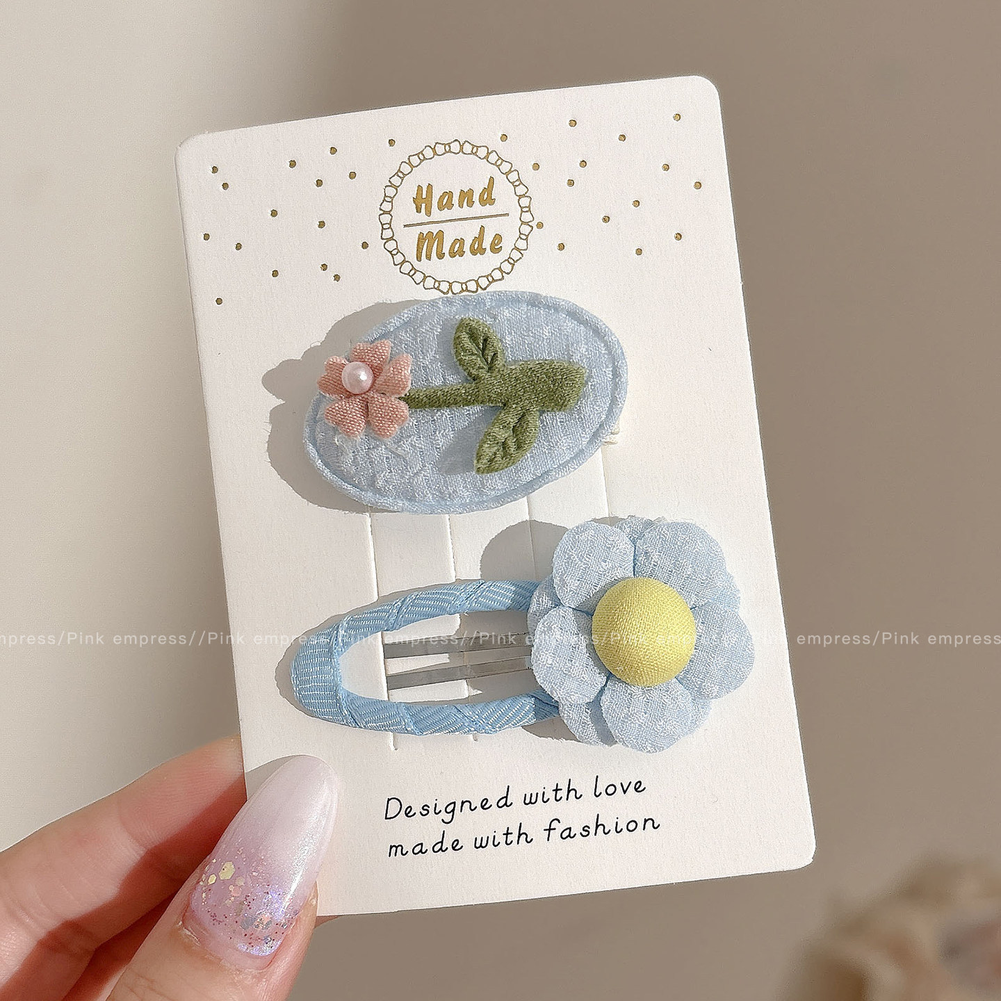 5# blue pair/4.3cm-6cm