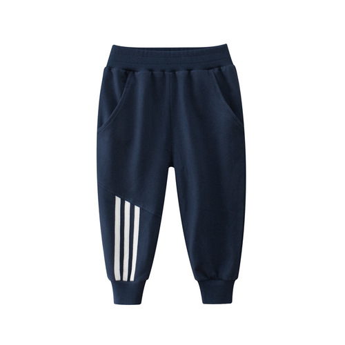 Korean style children's clothing boys 2024 autumn new children's pants wholesale small and medium-sized boys' trousers one piece drop shipping