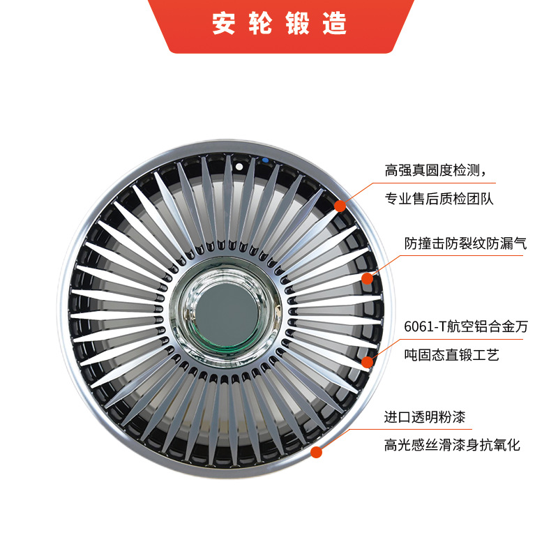 适用20寸路虎揽胜锻造轮毂轮胎改装极光 发现 神行 星脉轮圈钢圈