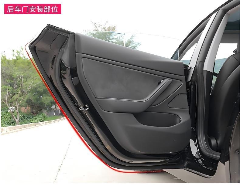 Tesla Model 3/Y noise reduction modification dustproof rubber seal strip cb pillar car door hood soundproofing strip