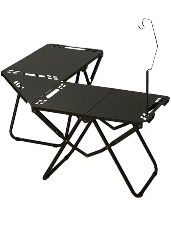 アウトドアキャンプ用品ポータブル戦術テーブル家庭用バーベキューダイニングテーブルセット折りたたみ椅子テーブル|undefined