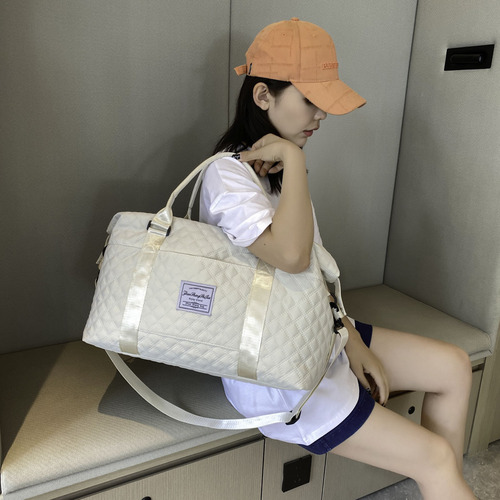 Wholesale dry-wet separation fitness bag, large capacity yoga bag, sports hand-held bag, shoulder bag, postpartum travel bag, airplane bag