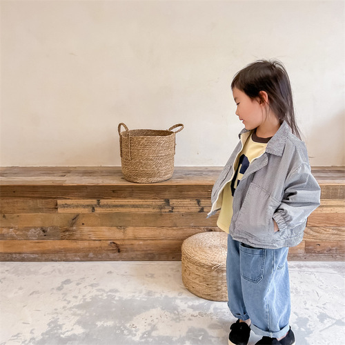 2024 spring new children's clothing children's spring and autumn clothing Korean style coats jackets girls boys cardigans 122053