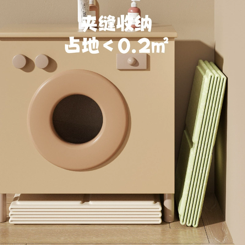 Children's foldable long tub indoor for home use, increased thickness