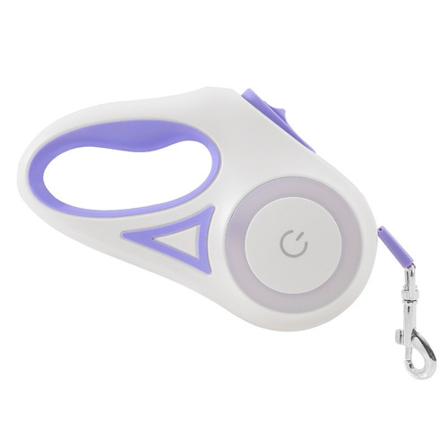 New LED light-emitting dog rope, pet leash, automatic retractable dog leash, dog leash, dog supplies rope