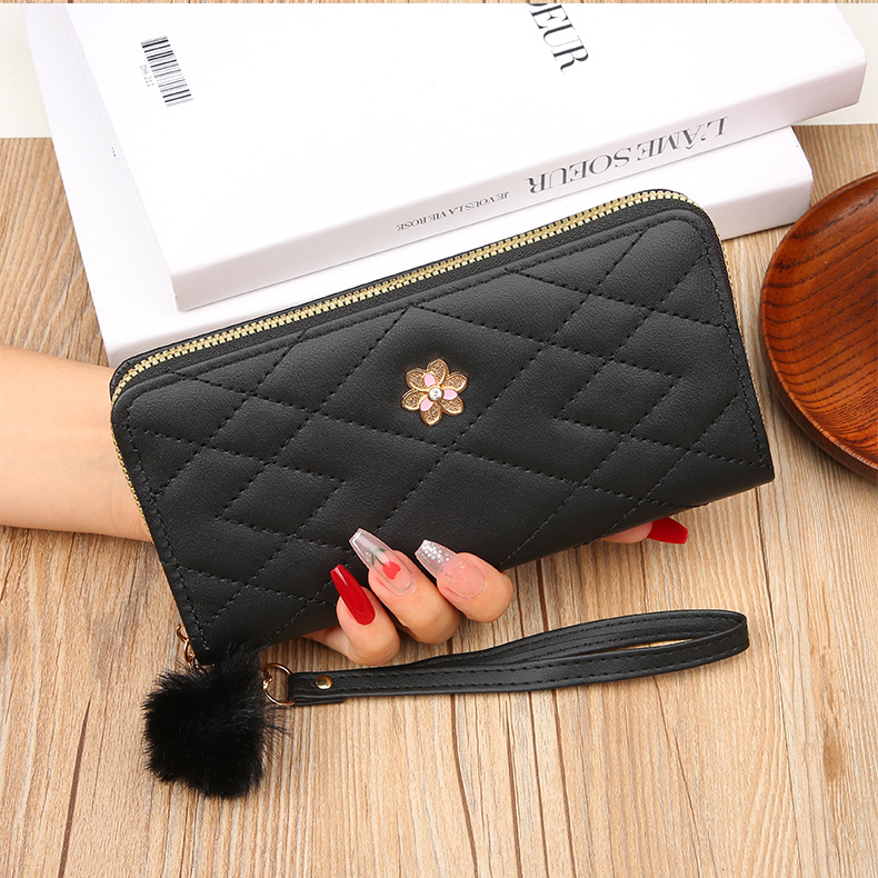 Sac à cartes Portable Simple et Long pour femmes, grande capacité, zéro portefeuille, étui Mobile adapté, nouvelle collection 2023_voghion.com