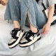 Invisible Inner Height Increasing White Shoes Women's 2024 New Spring Small Sports Board Shoes Women's Panda Platform Casual Shoes