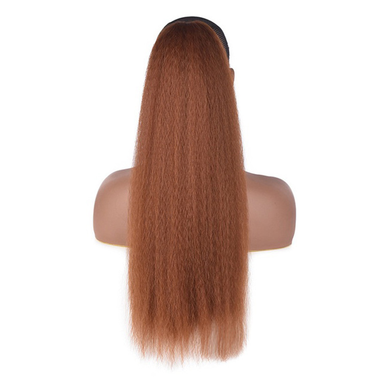 Synthetic hair drawstring ponytail fluffy explosive head corn whisker hair extensions Ponytail_voghion.com