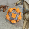 12-key transparent shell - orange