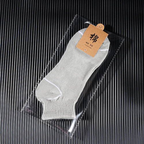 Men's 100% Cotton Summer Casual Simple Independent Packaging Antibacterial Deodorant Breathable Socks Fashion