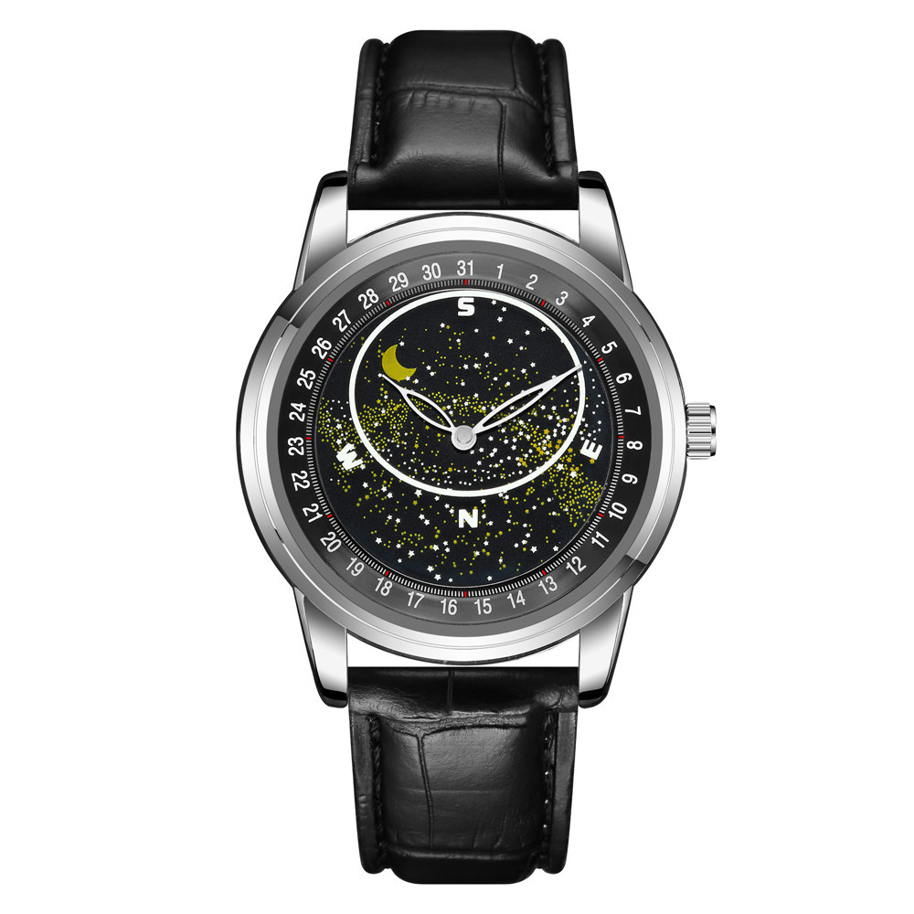 Mode Bloc De Couleur Boucle Quartz Hommes De Montres display picture 9