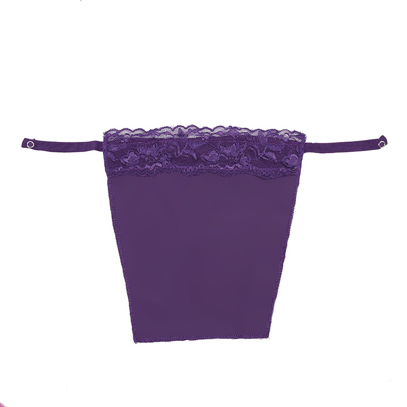 En stock anti-exposición artefacto tubo de una sola pieza de tela superior primavera y verano cuello falso fino encaje tubo sin costuras paño superior