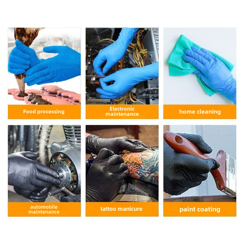 Amberson food grade disposable nitrile rubber gloves Chinese durable…