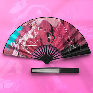 Anime Folding Fan Cartoon Summer Silk New Anime Peripheral Conan Grayhori Ai