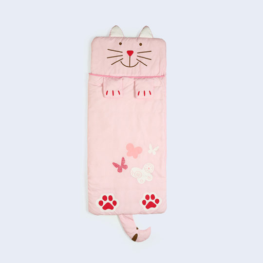 Outdoor Children's Sleeping Bag Cartoon Cute Children's Travel Tent Interior Cat Dinosaur Travel Portable Sleeping Bag