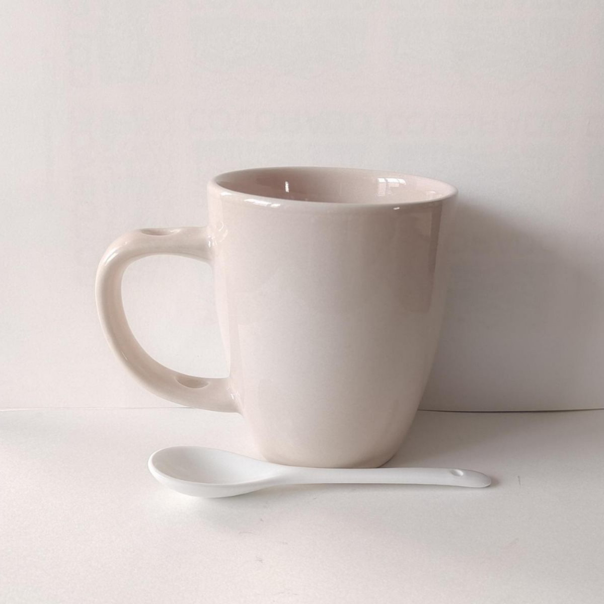Venta caliente con cucharas, tazas de café con logotipo impreso, tazas de café con agua, construcción de grupos empresariales, celebración de la apertura de tazas de cerámica personalizadas image 4