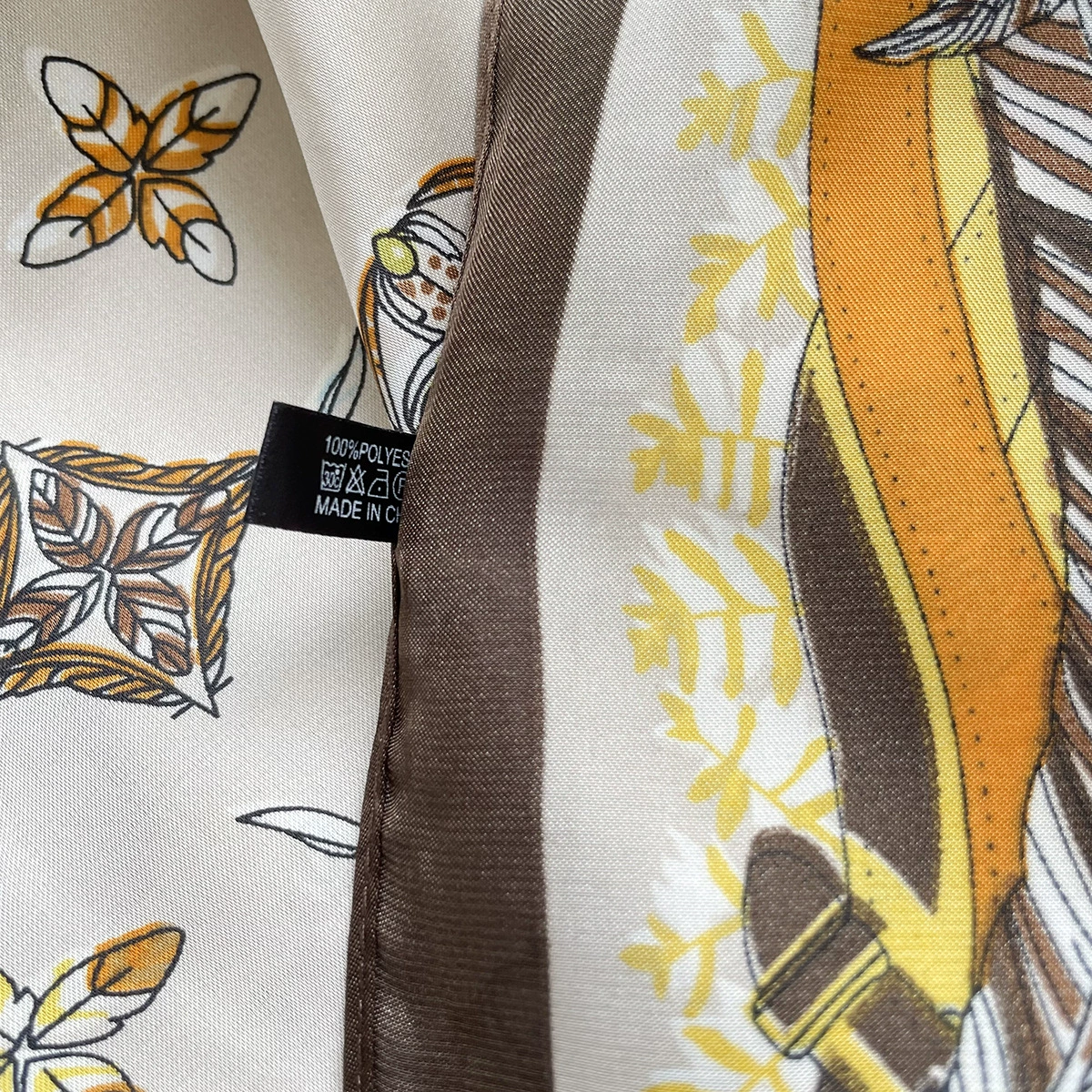 Universal retro handkerchief, neckerchief, scarf, thin weaving