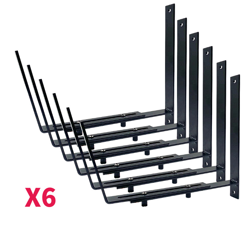 Fuente de la fábrica de metal ajustable planta maceta soporte terraza maceta soporte jardín valla pérgola balcón percha