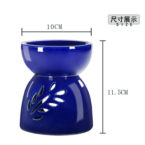 Wholesale large-mouth ceramic aromatherapy stove, essential oil stove, large capacity, aromatherapy indoor aroma, pleasant mood cross-border