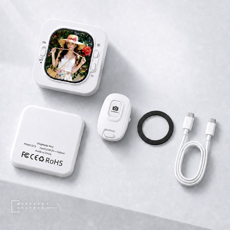 Duplicador de Pantalla con Cable para Teléfono ABS Fijación Magnética para Transmisión en Vivo y Selfies image 7