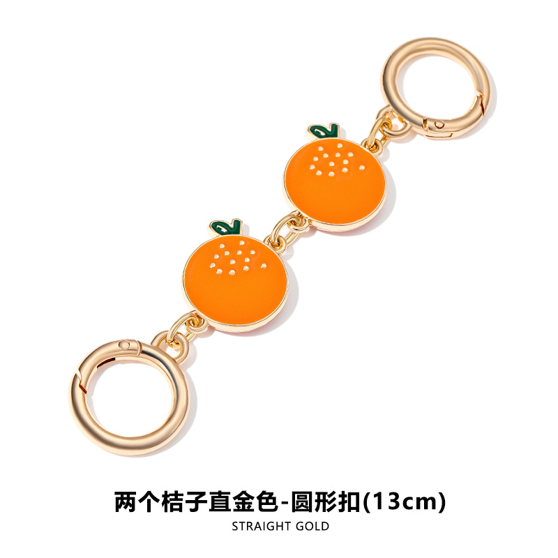 H- 7.4kg 오렌지 스트레이트 골드 스프링 링크 체인 13CM